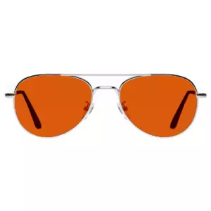 Okulary Aviator Silver NightShield