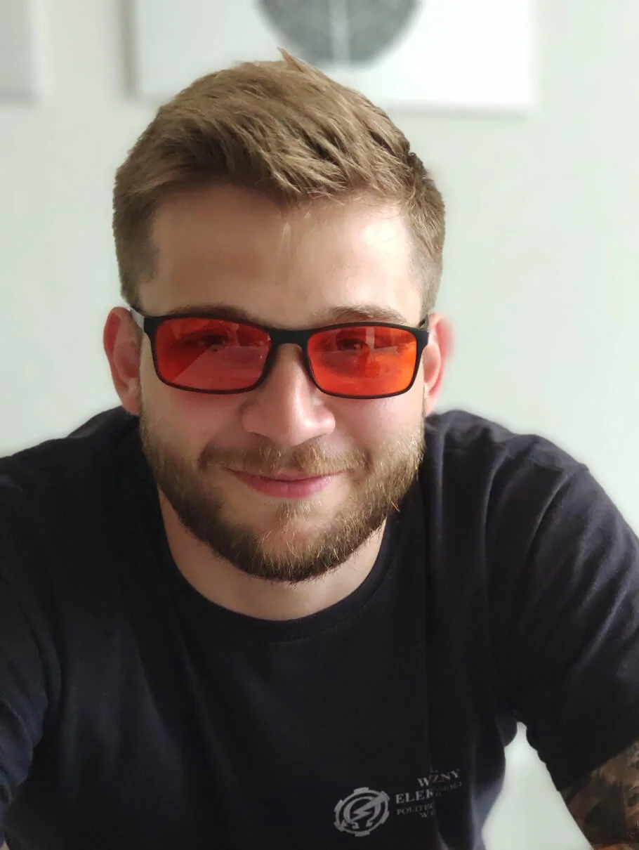 okulary do pracy przy komputerze blue blocker ochrona oczu przed niebieskim światłem